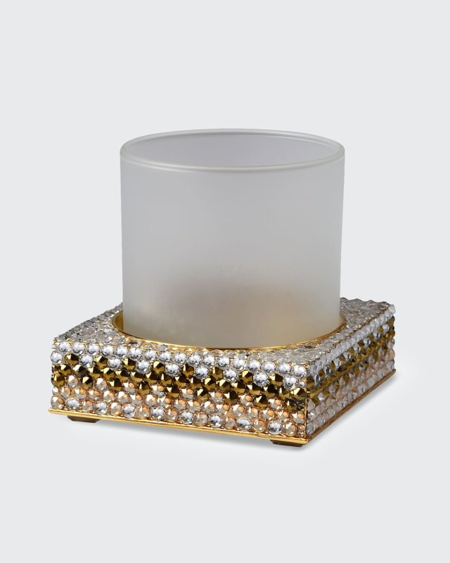 Biarritz Tumbler with Swarovski Crystals, Gold